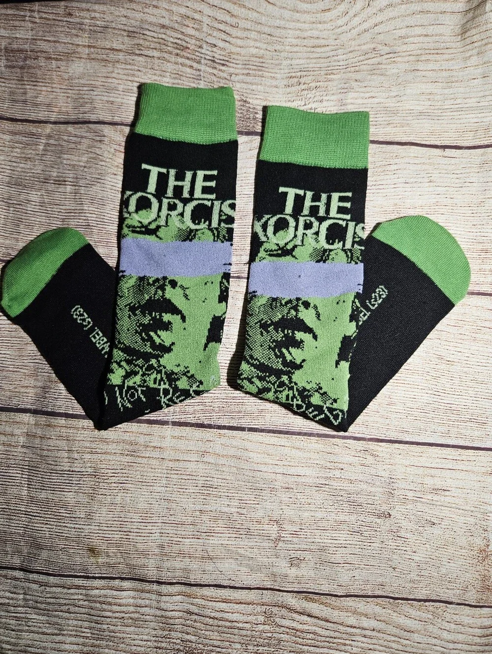 Horror the exorcist crew socks